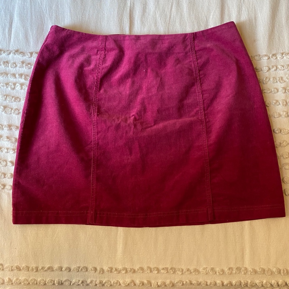 Forever 21 Magenta A Line Skirt